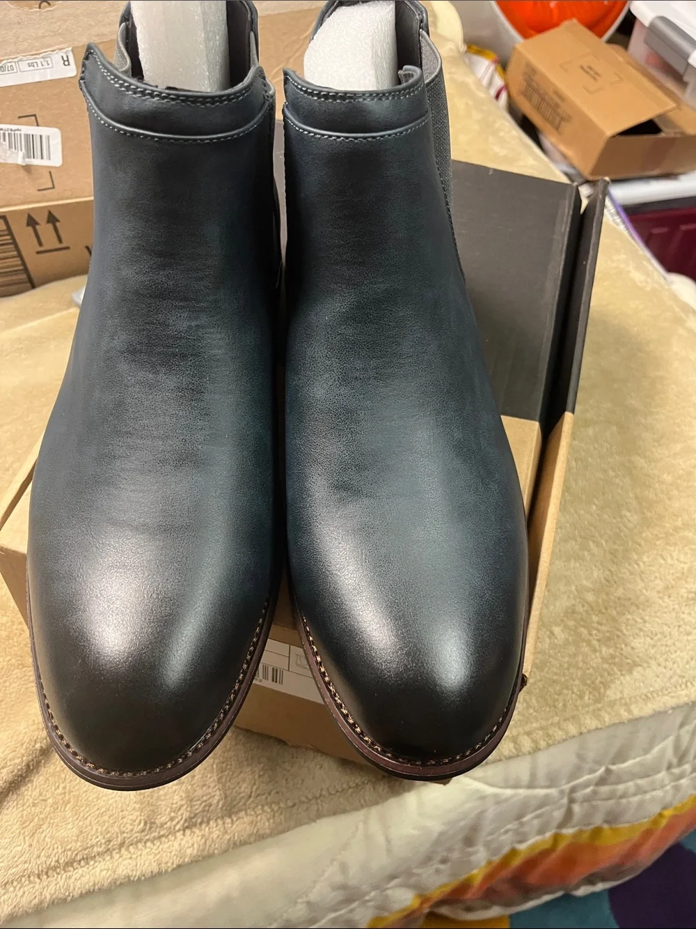 Landon slip on Navy Chelsea Boots - Men's Dress Chelsea size 12 new inbox